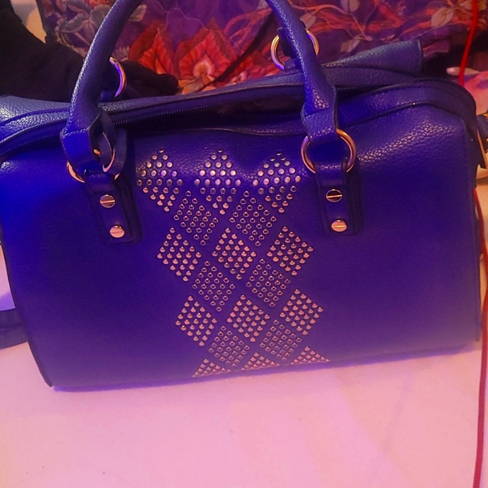 Blue purse